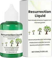 Plant Nutrient Solution, 50ml Indoor Plant Root Growth Fertilizer, Flower Fertilizer Resurrection, Plant Nutrient Solution, Plants Fertilizer Liquid for Green Leafs Lawn Flower Potting.