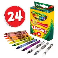 在飛比找樂天市場購物網優惠-美國 Crayola 彩色蠟筆 24色＊夏日微風＊｜夏日微風