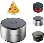 Buzzgo Speaker, Bluetooth Mini Speaker Bone Conduction, Portable Wireless with Suction Cup for Bathroom Outdoor (Silver)