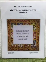 Victorian Wildflower Border Quilt Applique Pattern Paula Platter Designs NEW