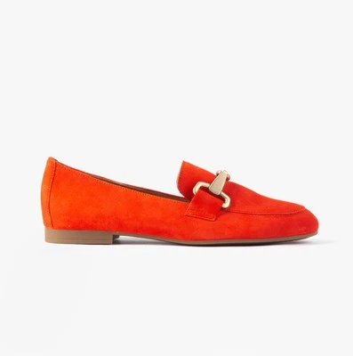 Gabor JANGLE Womens Casual Comfort Loafer Shoes-Orange