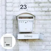 Metal Letter Box Cast Iron Mailbox Outdoor Locking Mailbox Wall Mailbox Lock