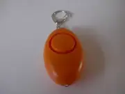 1x Portable mini panic button personal torch alarm-loud 125 DB siren {Yellow}