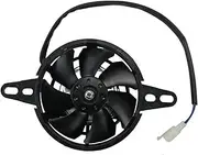 Radiator Grille Fit For 50-250cc Oil Cooler ATV Quad Motocross 12V Enduro Dirt Pit Bike Engine Parts Radiator Fan Cooling Fans Engine Radiator