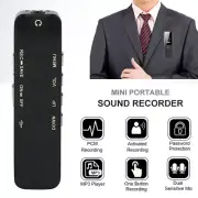 Mini Spy Digital Recorder Voice Audio Sound Dictaphone MP3 Player Rechargeable