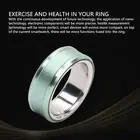 Smart Health Ring Activity Tracker Step Counting Sleep Monitoring Metal Blue SHD