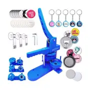 Button Maker Machine Multiple Sizes 1-1.25-2.25in (500 Buttons,15 Bottle Open...