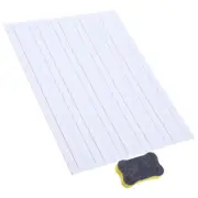 1 Set Learning Writing Board Erasable Whiteboard Writing Blank Board Double