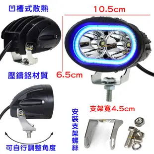 【金秋電商】CREE U2 12V 帶光圈 機車 日行燈 外掛 霧燈 倒車燈 輔助燈 魚眼霧燈 工作燈 照地燈 LED