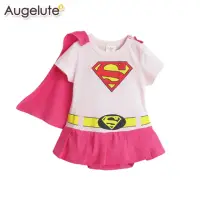 在飛比找momo購物網優惠-【Baby 童衣】任選 包屁衣 造型女超人寶寶裝 32001