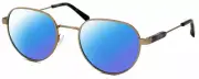Elton John BOHEMIAN Women's Polarized Sunglasses Gold Green Tortoise 48 mm 4 Opt