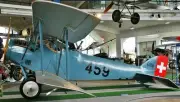 DH 2 Haefeli Switzerland Reconnaissance Airplane Mahogany Kiln Wood Model Small