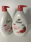 2 Dove Rejuvenating Body Wash Pomegranate & Hibiscus Tea - 34 Fl Oz