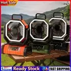Camping Fan with LED Lantern Remote Control 20000mAh Rechargeable Hanging Fan