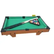 Kids Mini Billiard Table Game Toy Wooden Snooker Pool Home Fun Birthday Gift