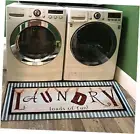 Laundry Rug, Non Skid Laundry Room Cheap Wash House Mat Waterproof 48''x20'' D