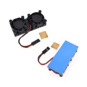 Ultimate Dual Cooling Fan Kit with Aluminum Heatsink For Raspberry Pi 3/2B 3B+