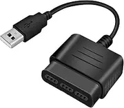 Finera USB 2.0 Games Controller Adapter Converter Cable, Compatible with Sony PS1 PS2 Playstation Dual shock 2 Joypad Gamepad to PS3 PC Game