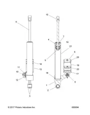 Polaris Body, Genuine OEM Part 1501266, Qty 1