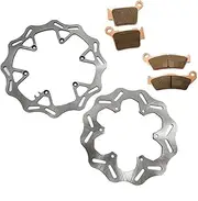 Motorcycle 220MM 260MM Front&Rear Brake Disc Steel Rotors Disk Fit For SX SXF XC XCF XCW E EXCF Hus FE TE FC TC FX TX(Front pad)