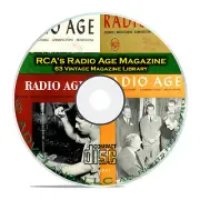 RCA Radio Age, 63 Classic Old Time Radio OTR Magazine Collection CD B78