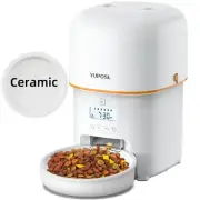 Automatic Cat Feeder - 2L Cat Food Dispenser, Timed Auto Pet Feeder with 180-...