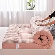 Futon Mattress - Japanese Futon, Full Size Camping Mat, Foldable Dorm Sleeping, Queen Size Mattress, Guest Sleeping Mat