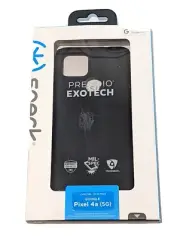 Google Pixel 4A 5G (6.2") SPECK Presidio ExoTech Rugged Case - Black