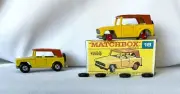 LESNEY MATCHBOX SERIES 1969, #18 FIELD CAR- RED HUBS-W/BOX plus SUPERFAST CAR