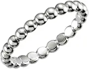 [JewelryWeb] 925 Sterling Silver 2.5mm Size 5 Metal Fashion Stackable Ring-Stackable-Ring for Women
