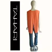 TAHARI NEW OREN SUNBEAM Hi Lo Back Open Flap Top L