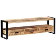 TV Cabinet 150x30x45 cm Solid Mango Wood