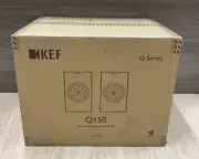 ✅BRAND NEW SEALED KEF Q150 HiFi Uni-Q Bookshelf Speakers (PAIR) Walnut