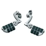 Kuryakyn 7980 Longhorn Offset Dually Highway Peg with 1" Magnum Quick Clamps