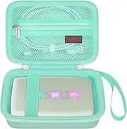 Elonbo Hard Carry Case for Fujifilm Instax Mini Link 3/ Fujifilm Instax Mini Link 2 Smartphone Printer, Portable Instant Photo Printer Travel Case, Mesh Pocket Fits Photo Paper and Cable, Green+Green