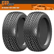 NEW GRP 1:8 Buggy ATOMIC X ExtraSoft Donut Tires w/Insert 2 FR/RR FREE US SHIP