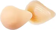 Self Adhesive Prosthetic Breast for Breast Cancer Surgery Woman Chest Improvement One Piece Triangle Silicone Breast Forms Mastectomy Prosthesis Bra Enhancer Inserts Concave Bra Pa