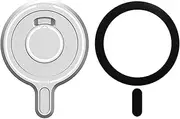 Cell Phone Magnetic Mount Adapter Compatible for Insta360 Flow/Flow Pro Smartphone Gimbal Stabilizer, Metal Magnet Plate Adapter Base with Magnetic Ring Accessories