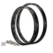 Husqvarna TC125 2014 - 2025 21/18 OEM Front/Rear Black DID MX Rim & Bulldog Spok