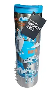 2024 Disney Parks Starbucks Discovery Series Star Wars Hoth Metal Travel Tumbler