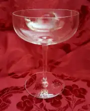 NWT ROGASKA SET OF 8~ BORIS KINDRIC Blown Glass Champagne Glasses 6" Yugoslavia
