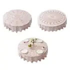 Fabric Round Table Square Table Bedside Table Desk Photo Background Cloth