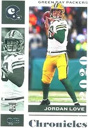 2020 Panini Chronicles Jordan Love #38 Rookie RC Packers