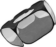 Abaodam Hamster Playpen with Cover Collapsible Pet Fence for Small Animals for Bunnies Guinea Pigs and Hamsters Lightweight Portable Animal Enclosure