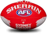 Sherrin AFL Sydney Swans Song Football, Size 2
