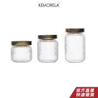 在飛比找蝦皮商城優惠-KEMORELA 日式玻璃瓶罐果醬咖啡茶儲罐醃黃瓜儲罐廚房圓