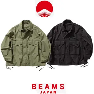 【Japan潮牌館】BEAMS M65 M-65日系軍事風寬松夾克雙口袋翻領外套男女