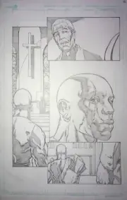 COMIC TYRESE GIBSON'S MAYHEM! ORIGINAL ART BY TONE RODRIGUEZ #1 PG 12 IMAGE