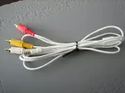 AUX Male 6 ft 3.5mm to 3 RCA AV Audio Video Male RCA Adapter Cable USA SELLER