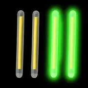 10-100PCS Fishing Glow Sticks for Bobbers Bells 1”1.45”2”3” inch 3.0 x 25mm 4.5X 37mm 6.0 x 50mm 7.5 x 75mm Light Sticks…